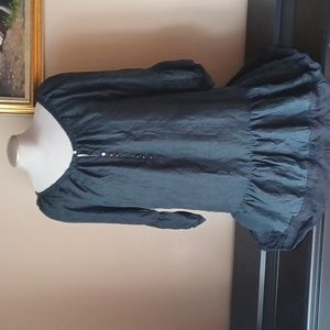 Zara 100 % Silk puffy dresses Size M